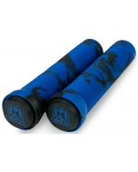 Madd MGP 150mm Swirl Scooter Grips - Black / Blue