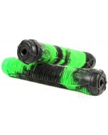 Blunt Envy Green / Black Flangeless V2 Scooter Bar Grips with Aluminium / Steel Bar Ends – 160mm
