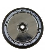 Root Industries AIR Hollowcore 120mm Scooter Wheel - Black / Mirror Chrome Silver