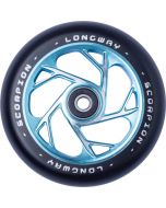 Longway Scorpion 110mm Stunt Scooter Wheel - Teal Blue