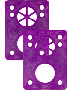 Essentials 1/8" Longboard / Skateboard Risers (2 pack) - Purple