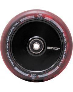 Revolution Supply Fused Core 110mm Scooter Wheel - Black / Red