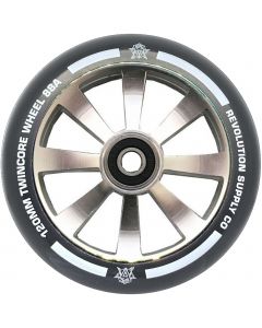 Revolution Twin Core 120mm Scooter Wheel - Chrome Silver