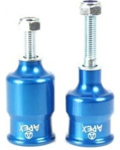 Apex Coopegs Stunt Scooter Pegs - Blue