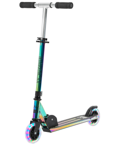 Legacy AF100 Light Up Foldable Scooter - Rainbow Neochrome