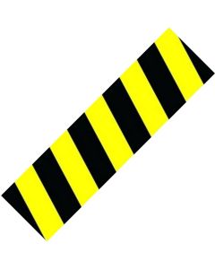 Hazard Black Yellow Scooter Griptape - 23" x 6"