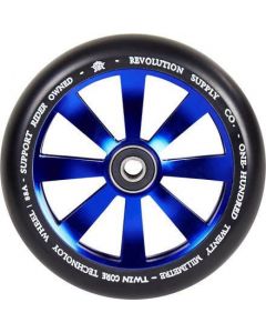 Revolution Twin Core Blue 120mm Scooter Wheel