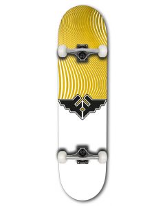 Fracture Wings V4 Series Complete Skateboard - Yellow 8"