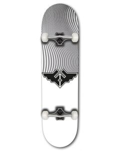 Fracture Wings V4 Series Complete Skateboard - Grey 8.25"