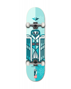 Fracture X Jono Wood 8" Complete Skateboard - Blue