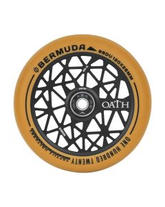 Oath Bermuda 120mm Scooter Wheel - Anodised Black / Gum