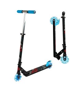 Madd Gear Carve Rize Foldable Light up Wheel Scooter - Black / Blue