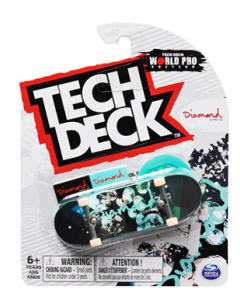 Tech Deck 96mm Fingerboard (M24) - Diamond Black Blue