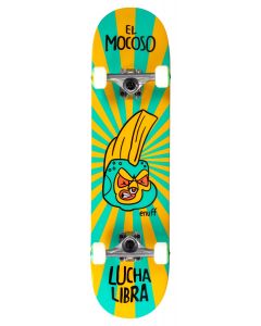 Enuff Lucha Libre 7.75" Complete Skateboard - Yellow / Blue