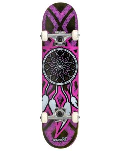 Enuff Dreamcatcher Mini 7.25" Complete Skateboard - Grey / Pink