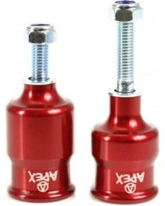 Apex Coopegs Stunt Scooter Pegs - Red