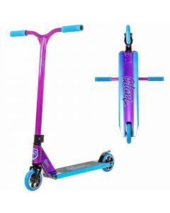 Trick Scooter Vapour Blue/Black Grit Fluxx Pro Scooter Intermediate Pro Scooter for Kids Ages 6+ and Heights 4.0ft-5.5ft - Stunt Scooter 
