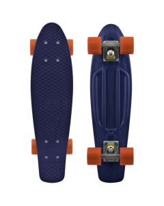 Penny Nickel Organic Retro Cruiser Skateboard - Navy Blue / Maroon