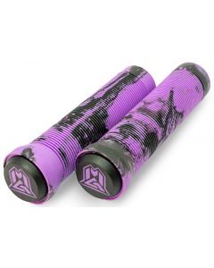 Madd MGP 150mm Swirl Scooter Grips - Purple / Black