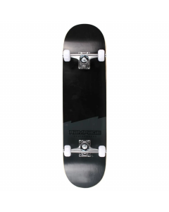 Rampage Plain Third 7.75" Complete Skateboard - Black