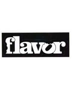 Flavor Scooters Black White Sticker