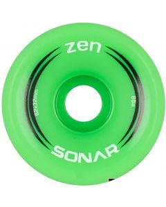 Radar Sonar Zen Green Quad Derby Wheels 85A (4 pack)
