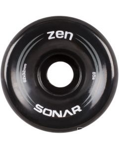 Radar Sonar Zen Black Quad Derby Wheels 85A (4 pack)
