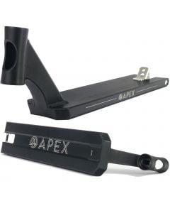 Apex Pro Black Wide Boxed Street Pro Scooter Deck – 600mm/23.6" or 620mm/24.4" X 5"/127mm