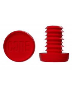 Core Standard Sized Bar Ends - Red
