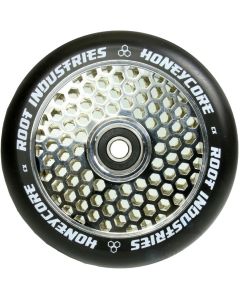 Root Industries Honeycore 120mm Scooter Wheel - Black / Mirror Chrome