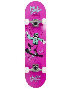 Enuff Skully 7.25" Mini Complete Skateboard - Pink