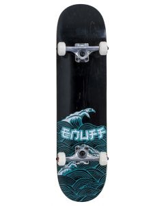 Enuff Big Wave 8" Complete Skateboard - Black / Blue