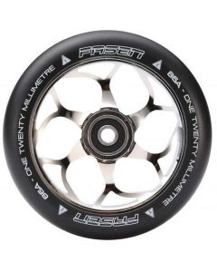 Fasen Chrome Silver Polished 120mm Scooter Wheels