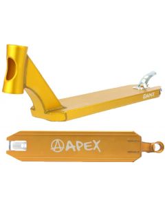 Apex Pro Gold Scooter Deck – 580mm/22.8" or 600mm/23.6" X 4.5"/114mm