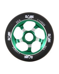 Dare Motion Black Green 110mm Scooter Wheel