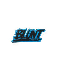 Blunt Envy Scratch Logo Sticker - Blue