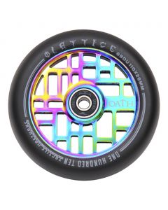 Oath Lattice 110mm Scooter Wheel - Neochrome Oil Slick