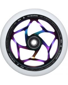 Blunt Envy Tri-Bearing 120mm X 30mm Scooter Wheel - Neochrome / White
