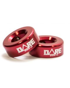 Dare CNC Aluminium Bar Ends - Red