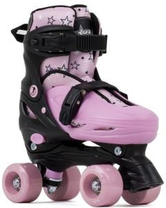SFR Nebula Adjustable Quad Roller Skates - Pink