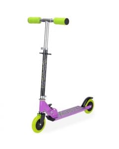 Xootz Kids Folding Kick Scooter - Purple With Adjustable Handlebars