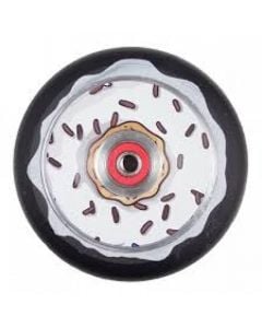 Chubby Doughnut Oreo White 110mm Scooter Wheel inc. ABEC 9 Bearings