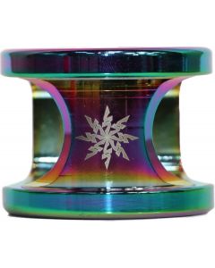 JP Scooters Ninja Pro Scooter Double Clamp - Neochrome Oil Slick