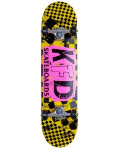 KFD Ransom 7.75" Complete Skateboard - Yellow
