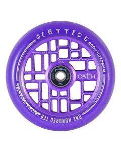 Oath Lattice 110mm Scooter Wheel - Purple
