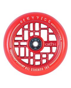 Oath Lattice 110mm Scooter Wheel - Red
