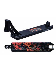 Chubby Loco Serpent Black Scooter Deck - 19.5" x 4.5" 