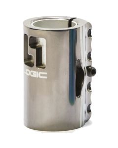 Logic SCS V2 Raw Polished Silver Scooter Clamp