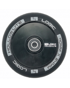 Logic Hollow Lite Black 110mm Scooter Wheels inc. ABEC 11 Bearings