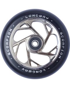 Longway Scorpion 110mm Stunt Scooter Wheel - Chrome